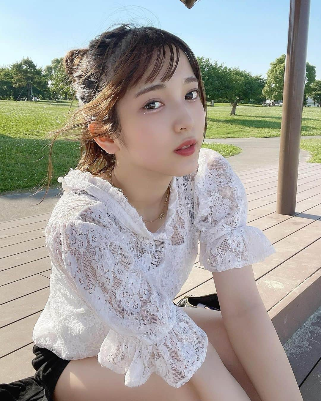 黒嵜菜々子さんのインスタグラム写真 - (黒嵜菜々子Instagram)「あつすぎ。」6月28日 21時11分 - kurosaki0516