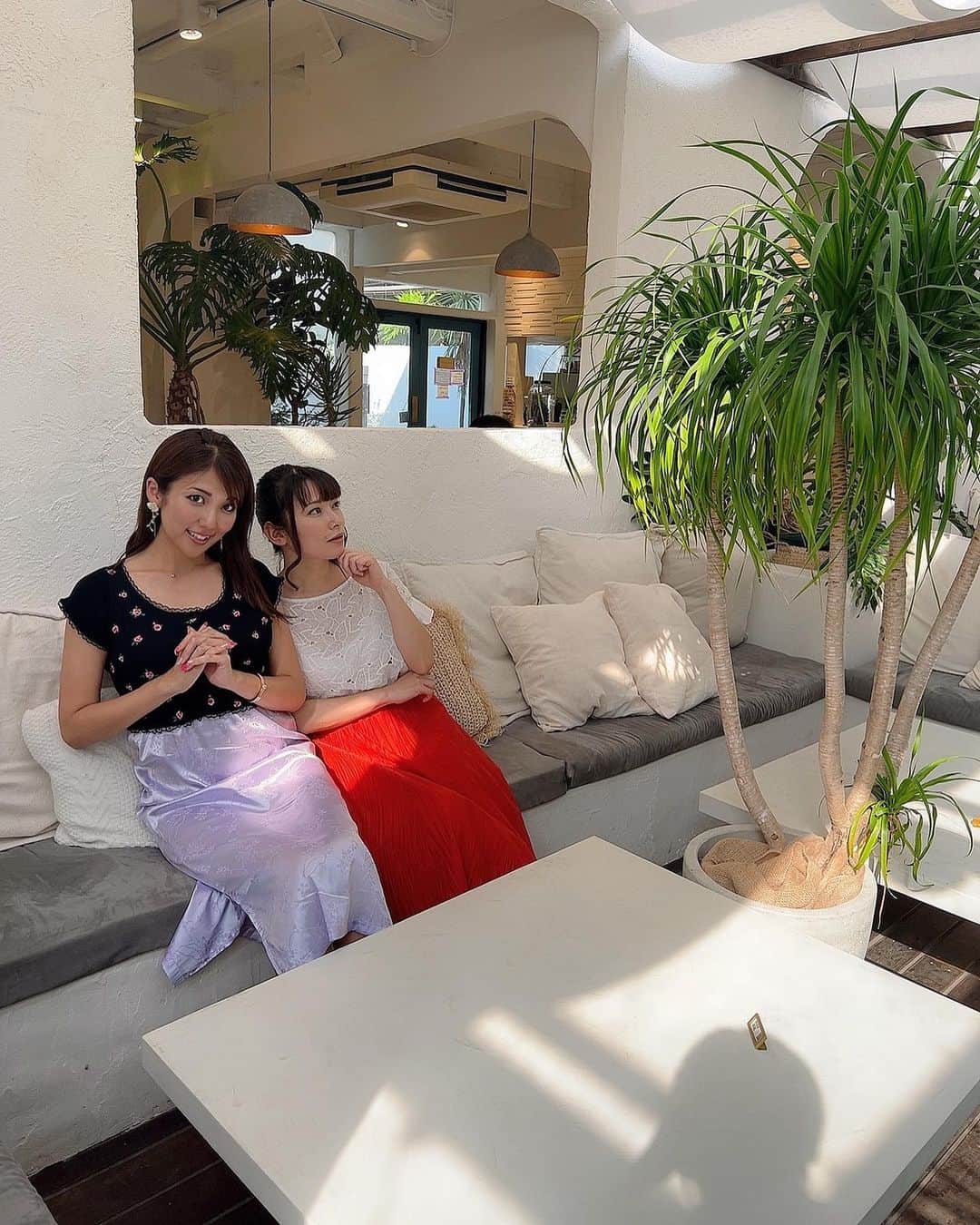 神谷麻美さんのインスタグラム写真 - (神谷麻美Instagram)「#andtcafe ではるのんとランチしたよ💖🌴🌈💖✨ 美味しかったぁ💖🍩☕∗*ﾟ💖✨  ハンモック可愛い🐬🏝💖✨   #表参道グルメ #表参道ランチ #表参道カフェ」7月1日 20時48分 - asamice428
