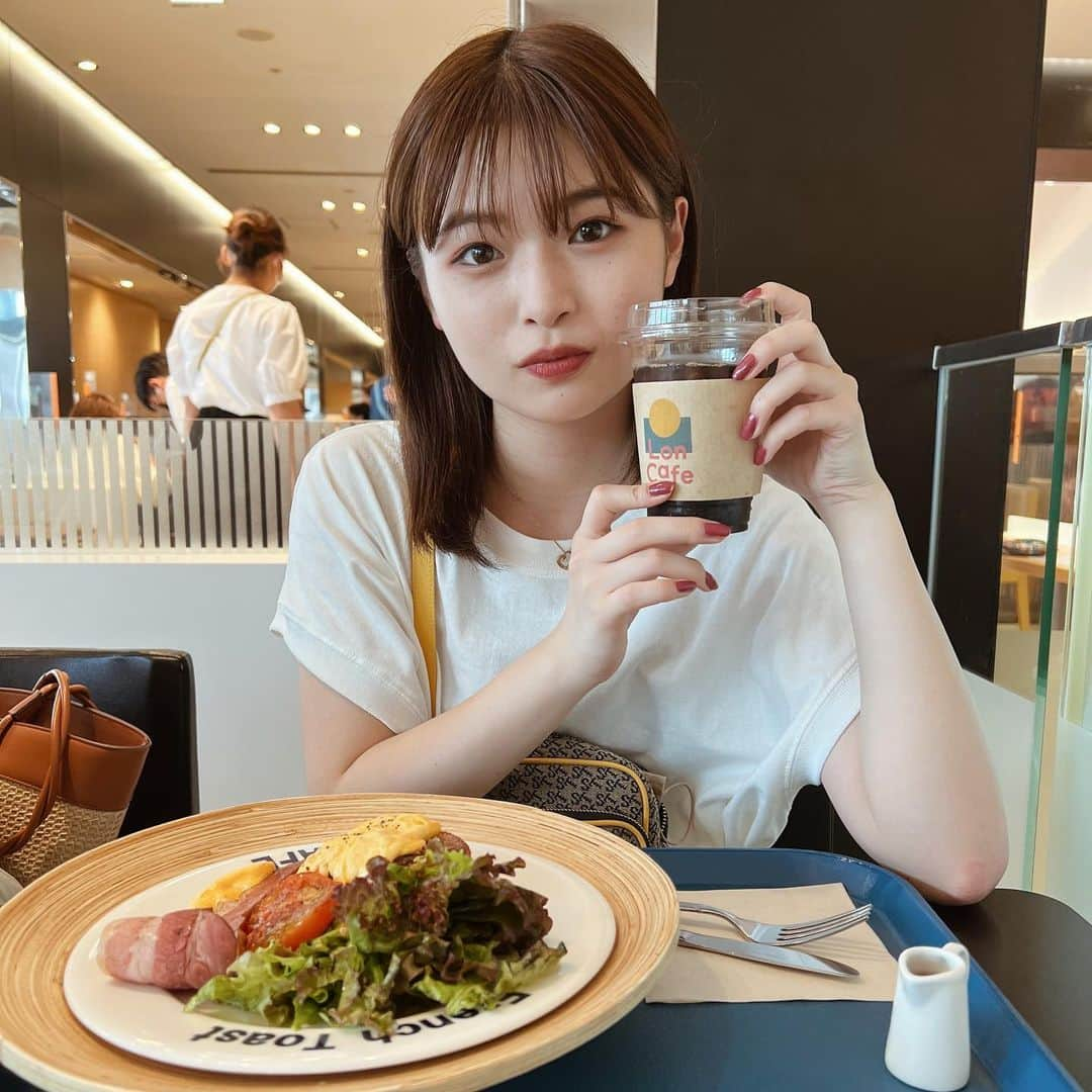 海老野心さんのインスタグラム写真 - (海老野心Instagram)「昨日ロンカフェ食べたのお〜！ 海行きたーい！」7月3日 18時52分 - heart_u29