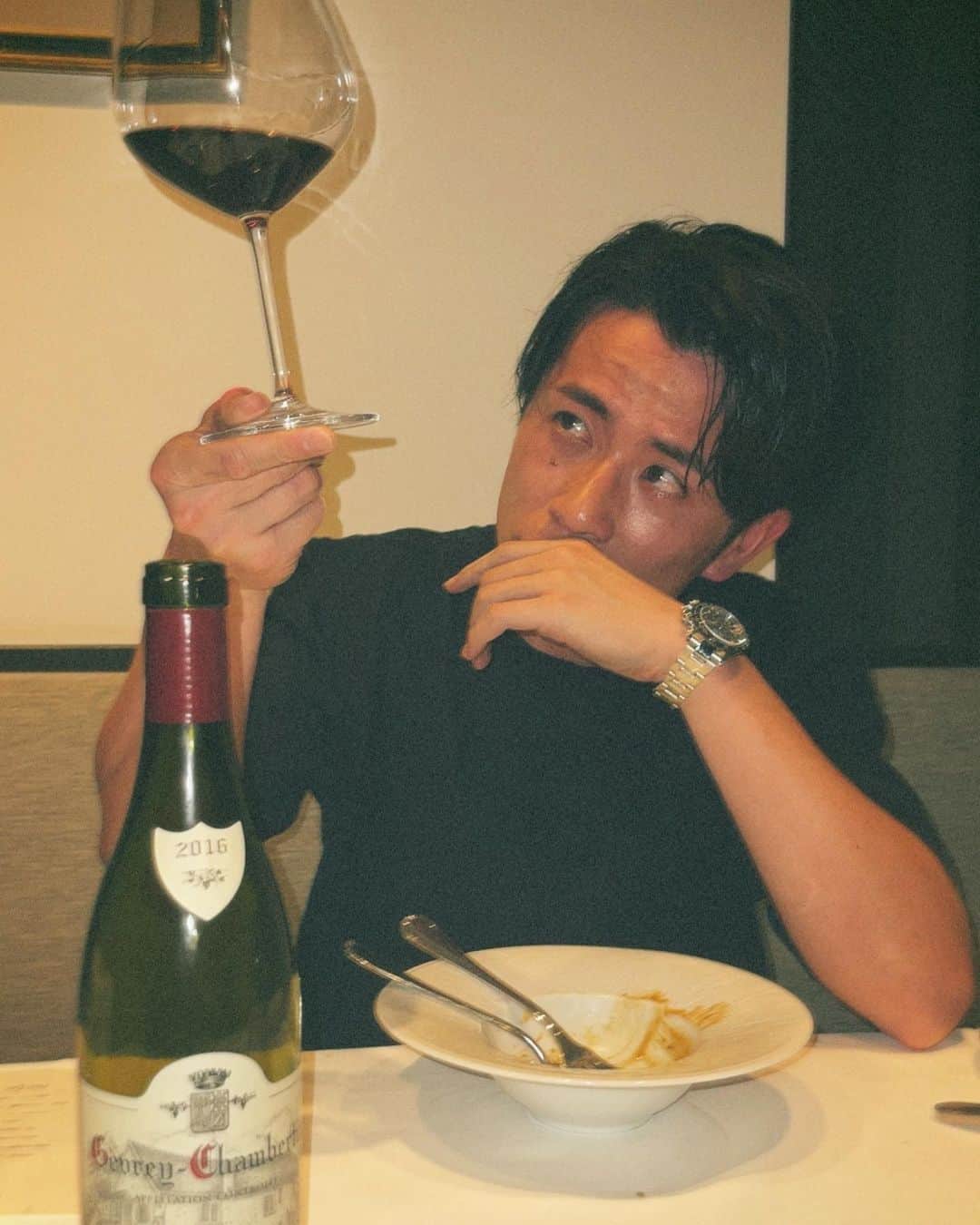 藤森慎吾さんのインスタグラム写真 - (藤森慎吾Instagram)「泡いって 白いって 赤いって 試験管いって  試験管！？  フレンチムズいわ〜。  しかも、男2人のフレンチキツイわ〜。  お料理とっても美味しかったです。」7月5日 13時55分 - fujimori_shingo0317