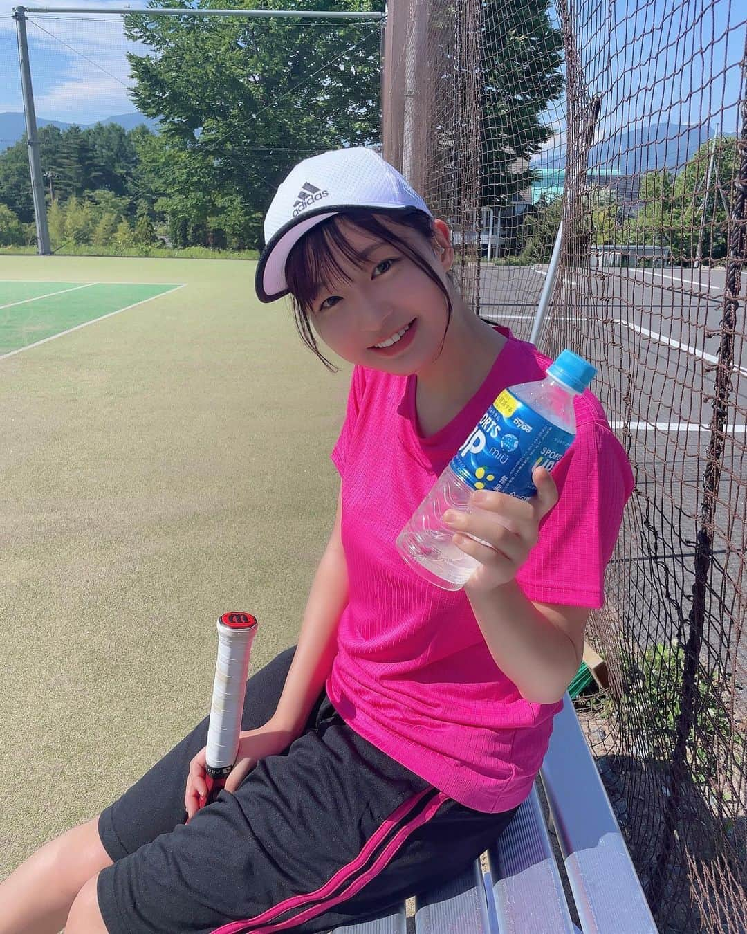 我妻ゆりかさんのインスタグラム写真 - (我妻ゆりかInstagram)「先輩、カッコよかったです✨  #テニス」7月6日 18時13分 - wagatsuma_yurika