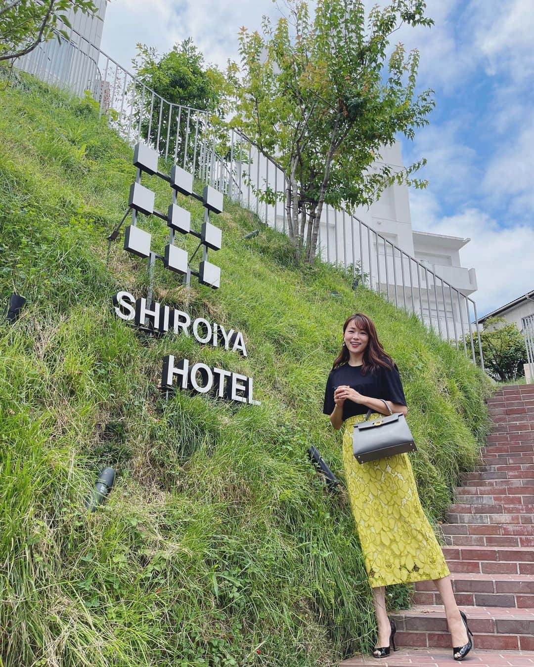 本田朋子さんのインスタグラム写真 - (本田朋子Instagram)「前橋にあるSHIROIYA HOTELでランチ。 リノベーションされたモダンな雰囲気で、美味しくて素敵な時間を過ごせました。  #群馬 #前橋  #shiroiyahotel  #本田朋子のweekly献立」7月7日 17時43分 - tomoko_honda_official_phonics