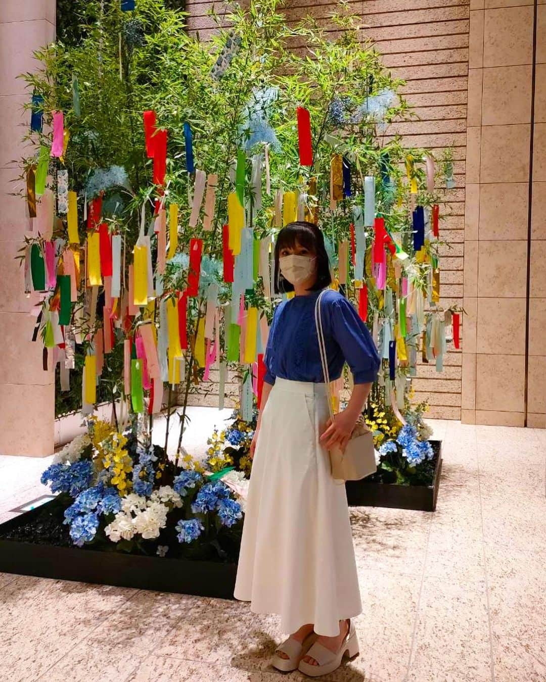 豊嶋花さんのインスタグラム写真 - (豊嶋花Instagram)「今日は七夕ですね🎋💖 短冊にお願い事は書きましたか？ みなさんの願いが一つでも多く叶いますように…🙏🏻 ・ そして今夜、「教祖のムスメ」第6話が放送されます！ ぜひご覧下さい！！ ・ #教祖のムスメ #七夕 #豊嶋花」7月7日 20時59分 - hanatoyoshima_official