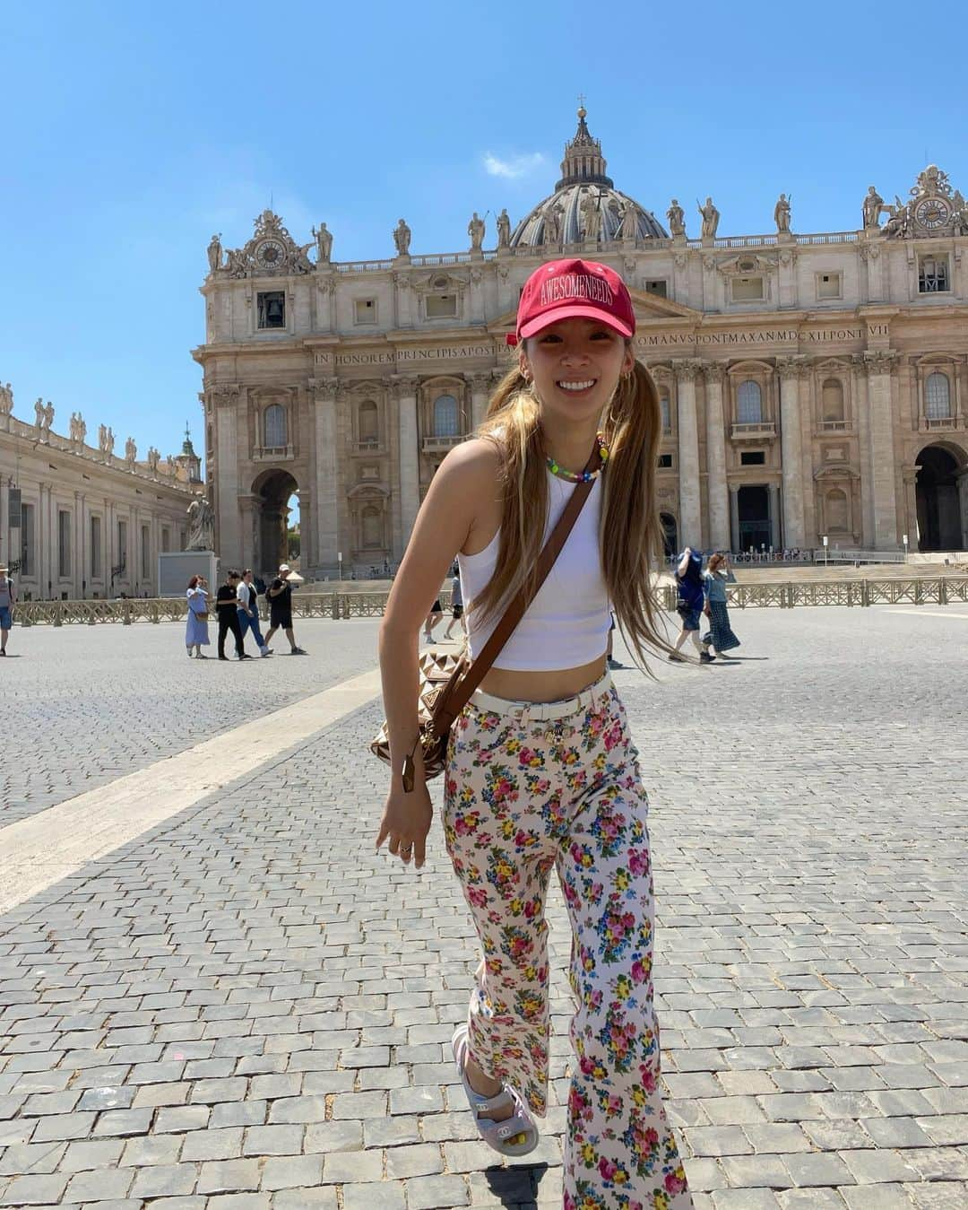 アイリーン・キムさんのインスタグラム写真 - (アイリーン・キムInstagram)「Tourist🌈🍝🌸🥰🏛🇮🇹💕」7月8日 1時03分 - ireneisgood