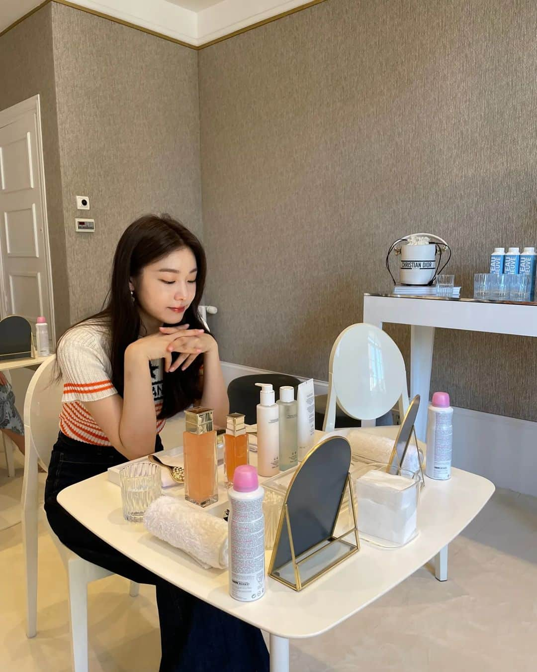 キム・ヨナさんのインスタグラム写真 - (キム・ヨナInstagram)「#디올프레스티지 이벤트 Day 2 in Deauville. Dior Skincare Master Class 🌹  #diorprestige #diorskincare」7月8日 6時11分 - yunakim