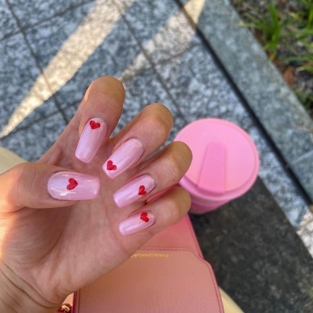 やしろななさんのインスタグラム写真 - (やしろななInstagram)「new nail💕💕💕 #nail」7月8日 20時29分 - 8467_0