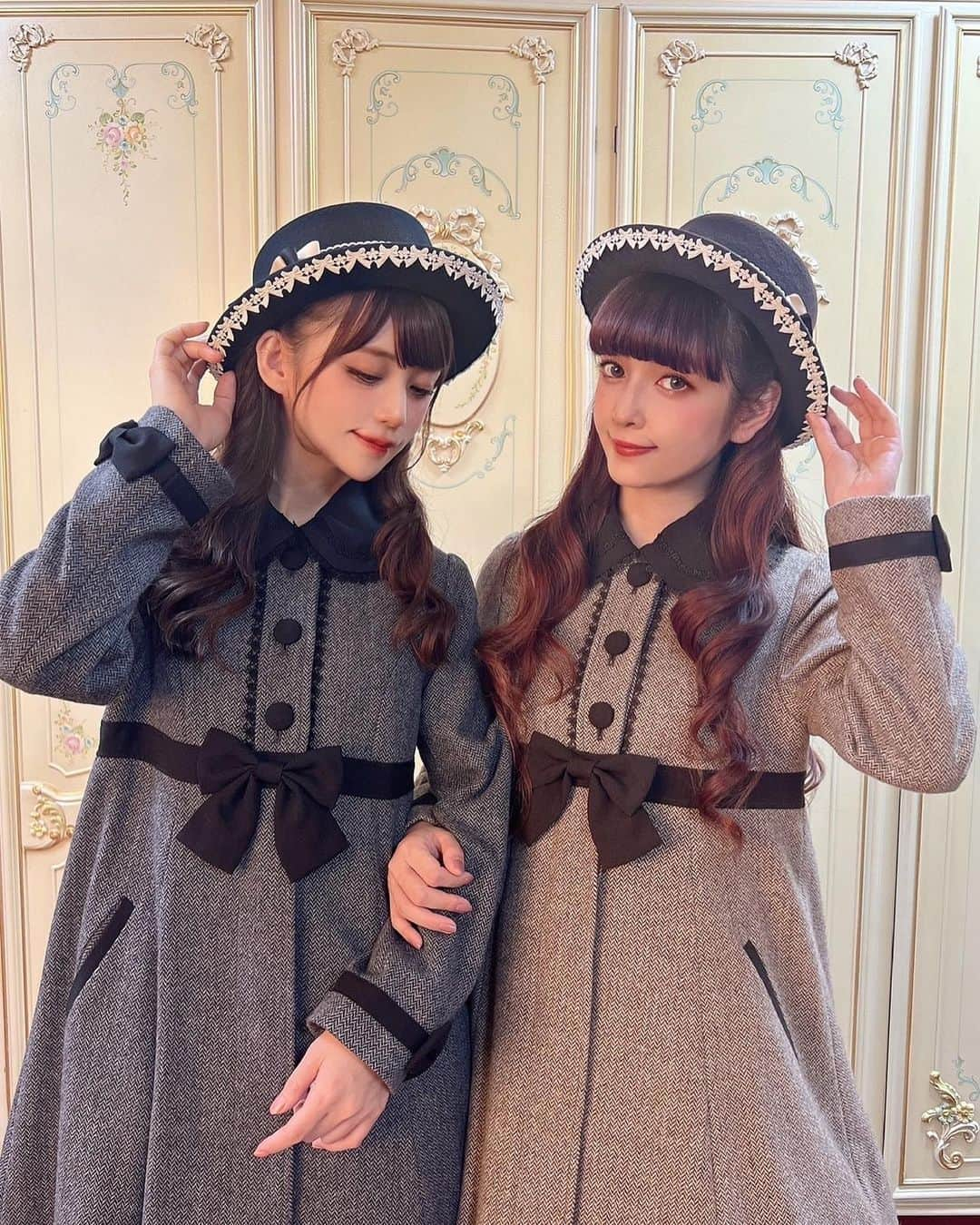 深澤翠さんのインスタグラム写真 - (深澤翠Instagram)「Innocent World 2022 A/W ヘリンボーンリボンコート  #innocentworld #lolitafashion」7月9日 14時27分 - midorifukasawa