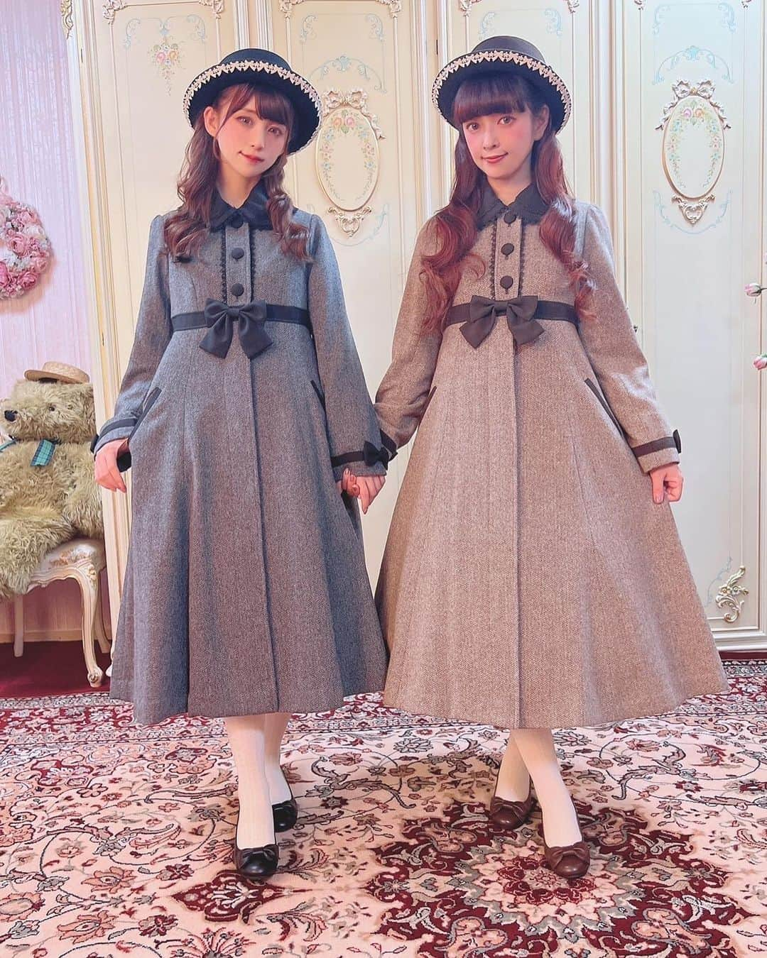 深澤翠さんのインスタグラム写真 - (深澤翠Instagram)「Innocent World 2022 A/W ヘリンボーンリボンコート  #innocentworld #lolitafashion」7月9日 14時27分 - midorifukasawa