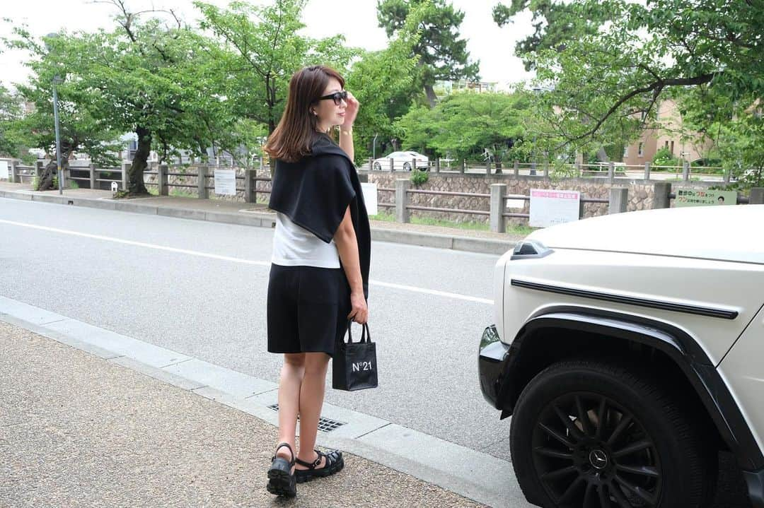 奥田順子さんのインスタグラム写真 - (奥田順子Instagram)「週末コーデ♪ 夏ココチ着心地最高‼︎ 秋には、靴下やショートブーツ合わせも◎  @donobanweb ✖️ @haohaohaokun  #ドノバン#休日コーデ#donoban #夏ココチ#kokochi」7月10日 21時00分 - okuda_junko