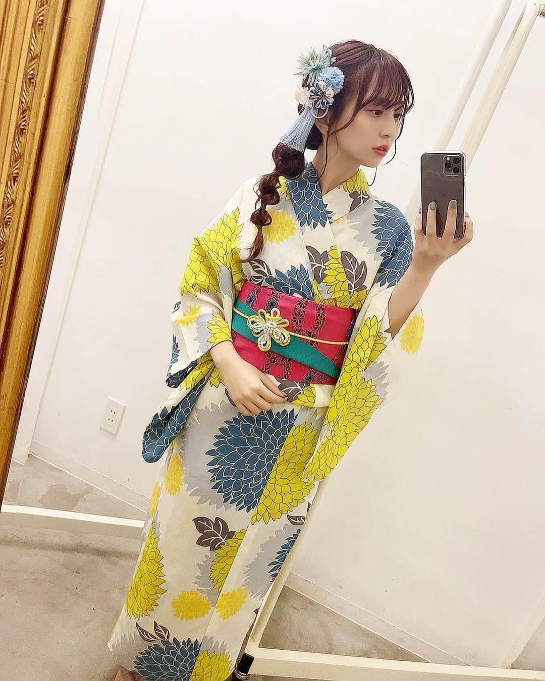 竹内星菜さんのインスタグラム写真 - (竹内星菜Instagram)「おはようございます☀ 浴衣の季節はよいですね♪」7月11日 8時11分 - seina0227