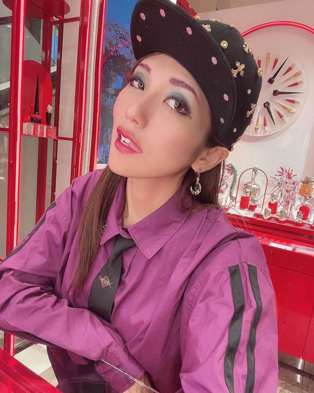 神谷麻美さんのインスタグラム写真 - (神谷麻美Instagram)「#ROCK 💖🖤🌹☠💋🖤💖」7月11日 21時20分 - asamice428
