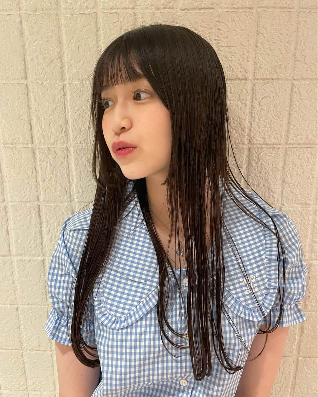 町田恵里那さんのインスタグラム写真 - (町田恵里那Instagram)「☁︎☽ や っ ぱ り こ の 形 の 前 髪 が 1 番 し っ く り く る 〜 🫶🏻՞‪՞‪ ⁡ ⁡ ⁡ ⁡ ⁡ ⁡」7月12日 20時44分 - machida_erina122