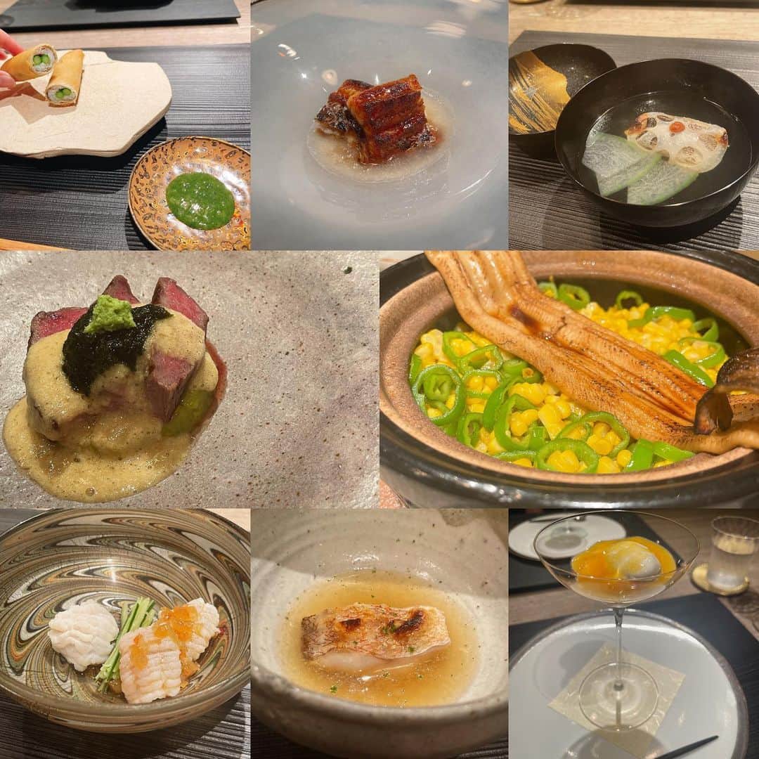 浜田翔子さんのインスタグラム写真 - (浜田翔子Instagram)「1日3組限定の西麻布にある 和食店【umi～瀛～】へ行ってきました✨  沢山旦那とは外食行ったりしてるけど、 今までの和食で1番じゃないかってくらい美味しかった...😮‍💨✨  個室だと坊や👶がいても大丈夫なので 安心して お料理を楽しめました。  今回おまかせコースをいただきました。  繊細な味わいがたまらなかった😌  毎月メニューが変わるみたいで 又記念日に来たいねって話してました。  ここはデートにおすすめすぎる... 両親とかも連れて行きたい... 教えたくないくらい素敵な空間、味わいでした。  一休のサイトだと 料理長特製お子様プレートも用意してもらえるコースもあったりするし、 ママ会でベビーカーで行く方もいらっしゃるみたい✨  最後の写真は 土鍋御飯の残った御飯を持ち帰りに握っていただいたもの。おかずも入っていて美味しくて2人とも夜食🍱に食べてしまったよ😳  素敵なディナー家族時間でした✨  PR @umi.azabu1.1.1 #西麻布 #japanese_restaurant #六本木和食 #umi #接待 #六本木個室 #西麻布グルメ」7月13日 15時08分 - shoko_hamada