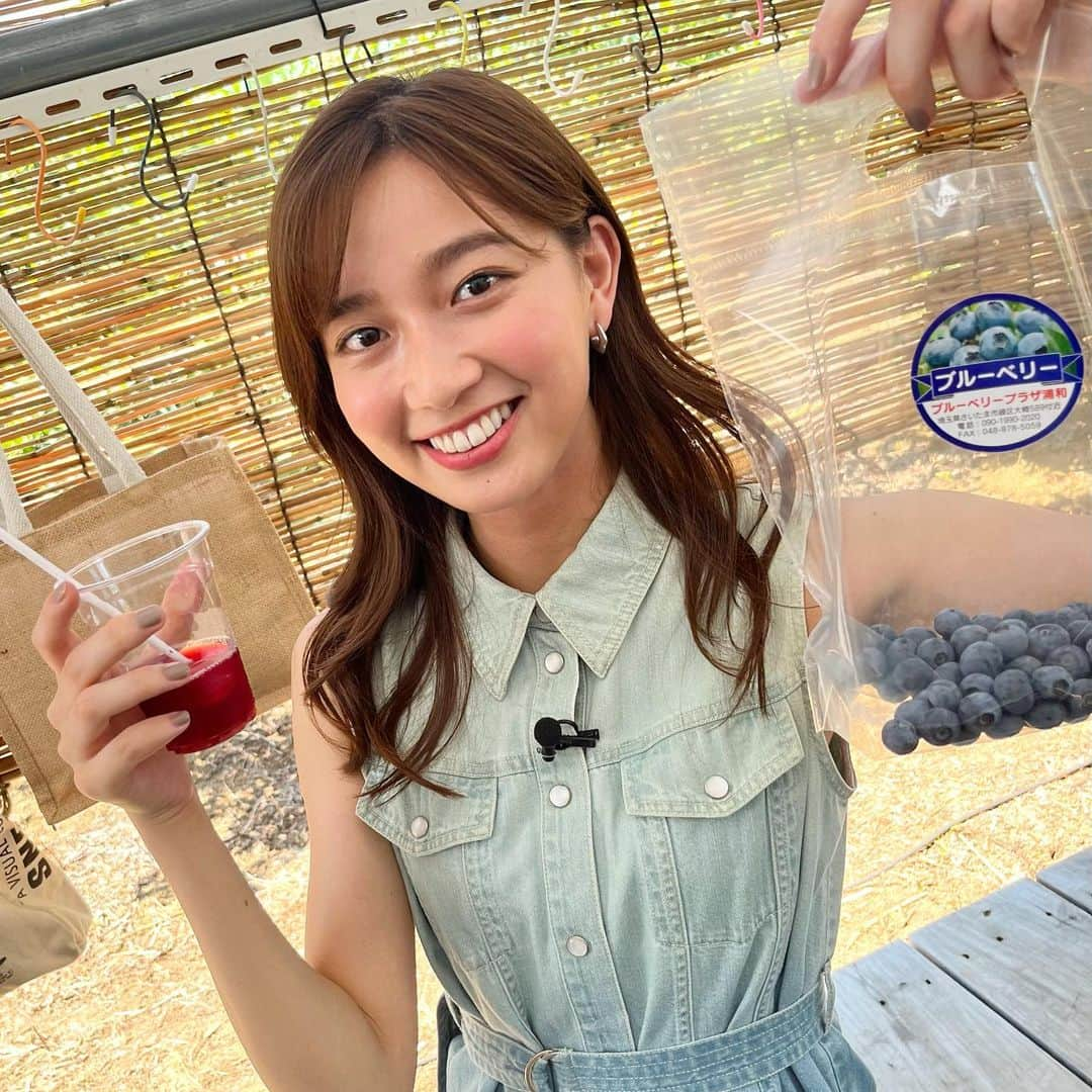 間瀬遥花さんのインスタグラム写真 - (間瀬遥花Instagram)「. 先日のロケのオフショット投下！ . . #よじごじ #よじごじdays #ロケ #ロケ撮影 #オフショット #かき氷 #ブルーベリー狩り #ブルーベリー #ブルーベリー農園 #ブルーベリーかき氷 #フルーツ狩り #ピザ #eccola #イタリアン #風鈴 #風鈴作り #ガラス工芸 #ガラス工房 #浦和 #浦和グルメ #浦和駅」7月13日 19時15分 - maseharu_929