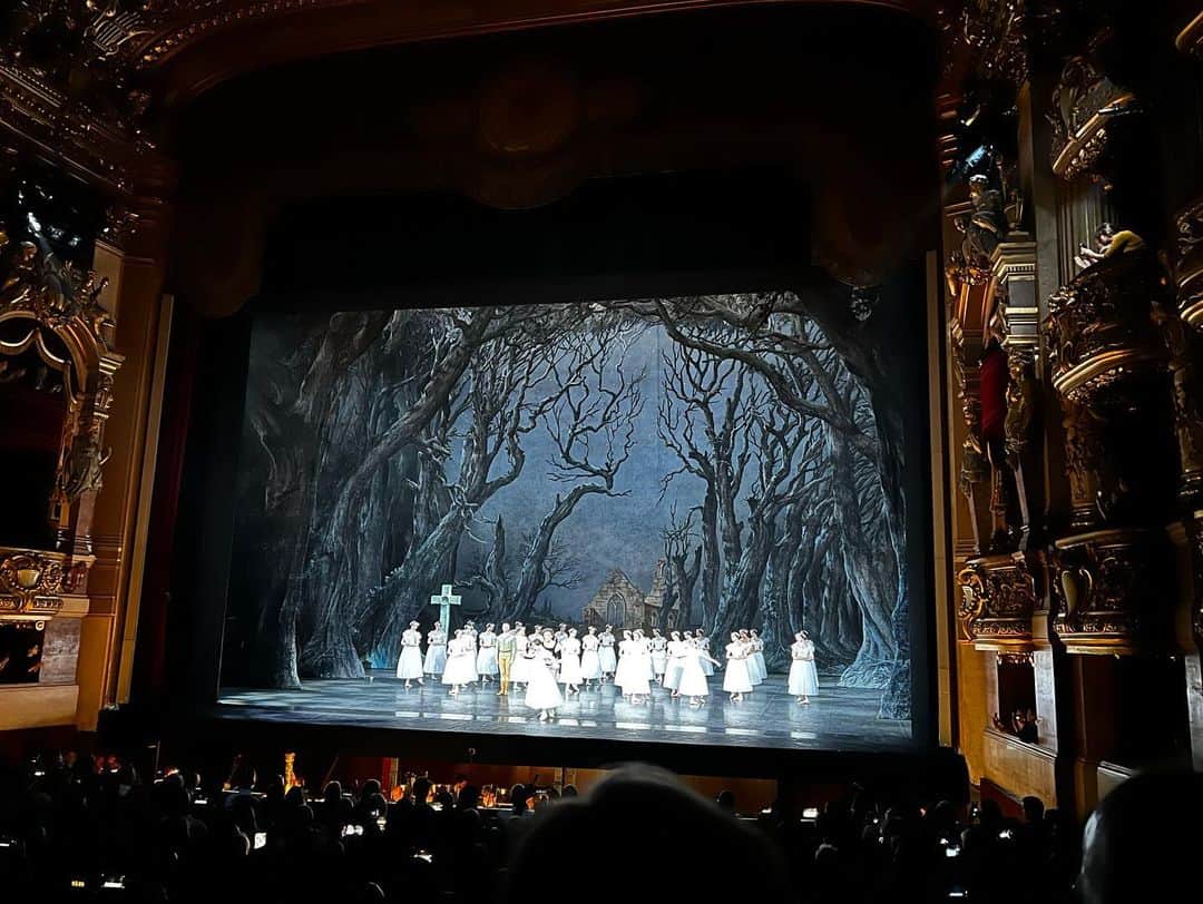白石小百合さんのインスタグラム写真 - (白石小百合Instagram)「オペラガルニエにてロマンチックバレエのジゼル オープニングナイト❤️拍手喝采…鳴り止まない興奮を久々に味わいました👏 #ballet #giselle #openingnight #standingovation #operagarnier #opéragarnier #paris #parisfrance #pastphoto #photooftheday」7月14日 12時47分 - sayurishirais