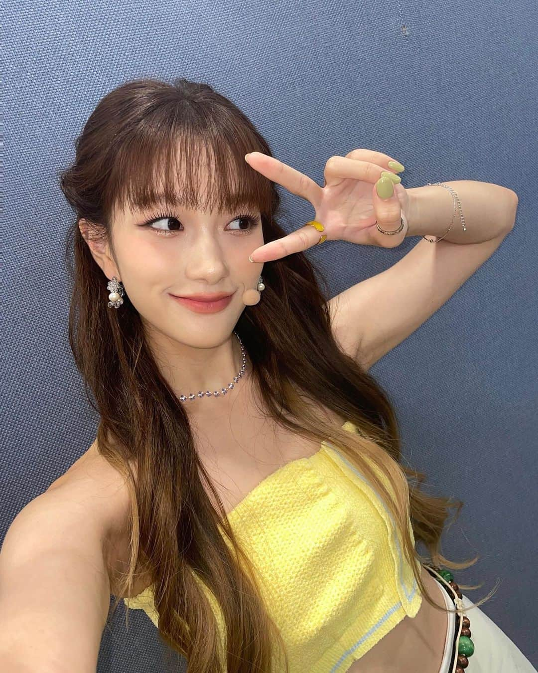 Mnetさんのインスタグラム写真 - (MnetInstagram)「플로버 응원소리 오늘도 최고💚 #서연」7月14日 19時45分 - officialfromis_9