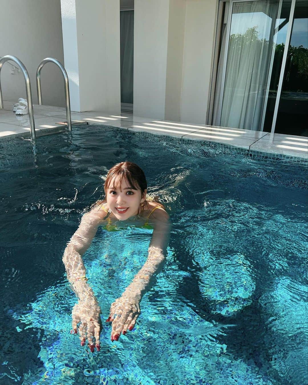 藤田ニコル（にこるん）さんのインスタグラム写真 - (藤田ニコル（にこるん）Instagram)「プールでも沢山泳いだよ💛💛」7月16日 11時54分 - 2525nicole2