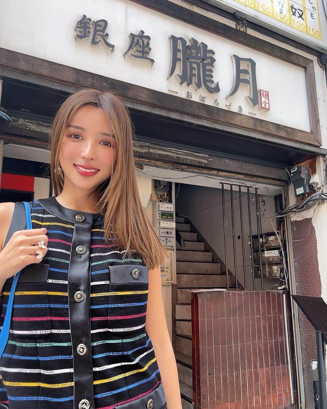 濱野りれさんのインスタグラム写真 - (濱野りれInstagram)「"Ginza Oborozuki" It is the 4th most popular ramen in Ginza area. Ramen that was allowed to be eaten only during domestic travel. (Because of high calories) But I eat once every three days now😙oops My Best ramen is "Tomita". If you have chance to eat, I strongly recommend!!  "銀座 朧月" 銀座のいつもら並んでる人気ラーメン店！ 中華そばか魚介つけ麺かで迷ってつけ麺に。とみ田ですっかりラーメン好きになった私には魚介つけ麺を外すことなんて出来なかった..🥹 とみ田好きならココおすすめ！があったら教えてください🥹  #ginza #ginzaramen #ramen #ramennoodles #ramentokyo #oborozuki #銀座朧月 #朧月 #ラーメン #銀座ラーメン #魚介つけ麺」7月17日 19時26分 - riregram
