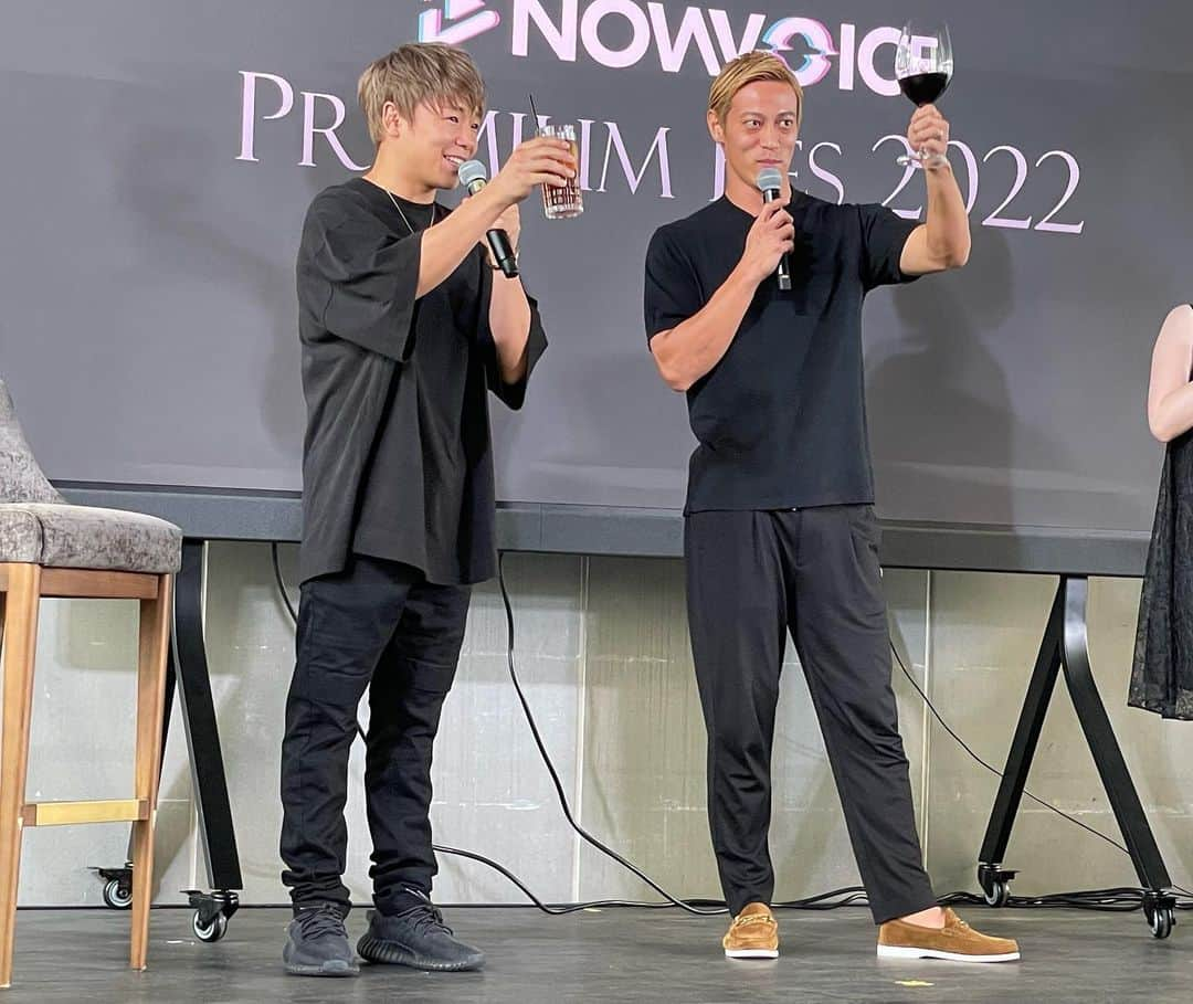 武尊さんのインスタグラム写真 - (武尊Instagram)「今日は本田圭佑さんが主催されている 「NOW VOICE PREMIUM FES 2022」へ 乾杯のご挨拶をさせて頂きました！ ご来場頂いた皆さまありがとうございました！」7月18日 19時02分 - k1takeru