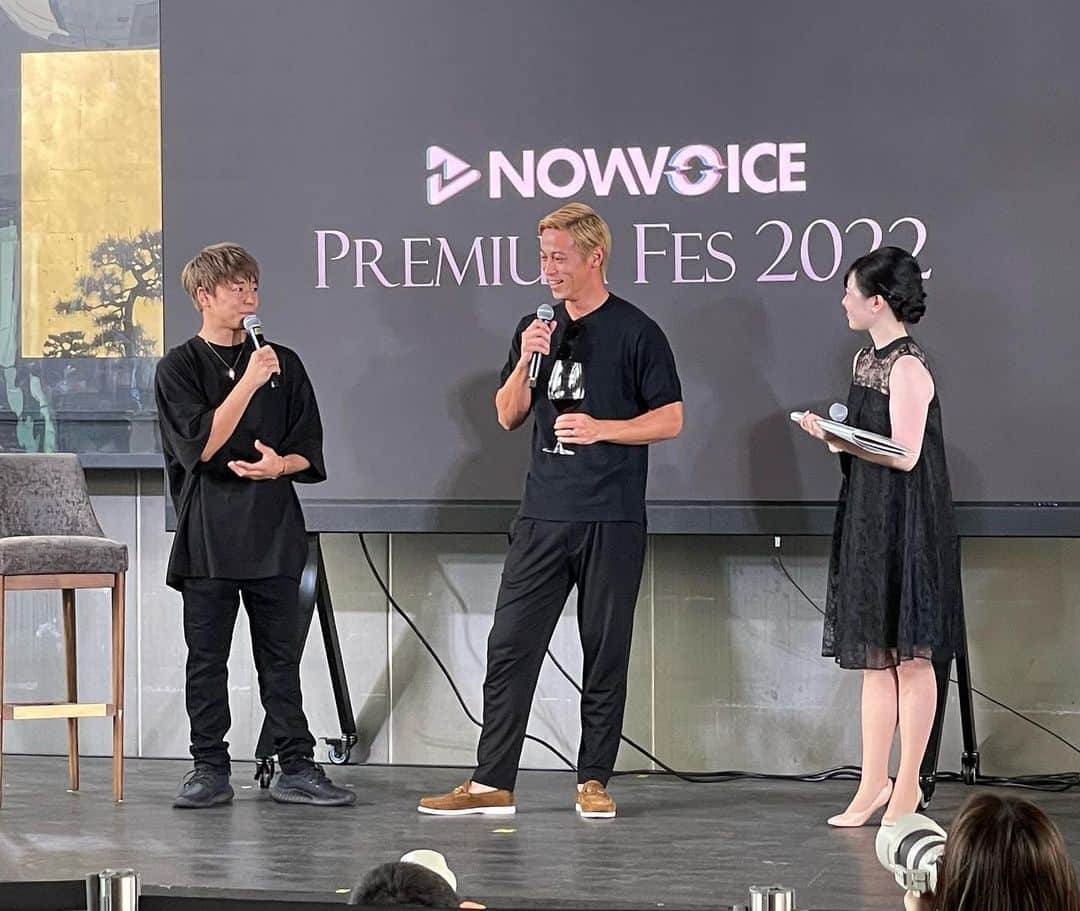 武尊さんのインスタグラム写真 - (武尊Instagram)「今日は本田圭佑さんが主催されている 「NOW VOICE PREMIUM FES 2022」へ 乾杯のご挨拶をさせて頂きました！ ご来場頂いた皆さまありがとうございました！」7月18日 19時02分 - k1takeru