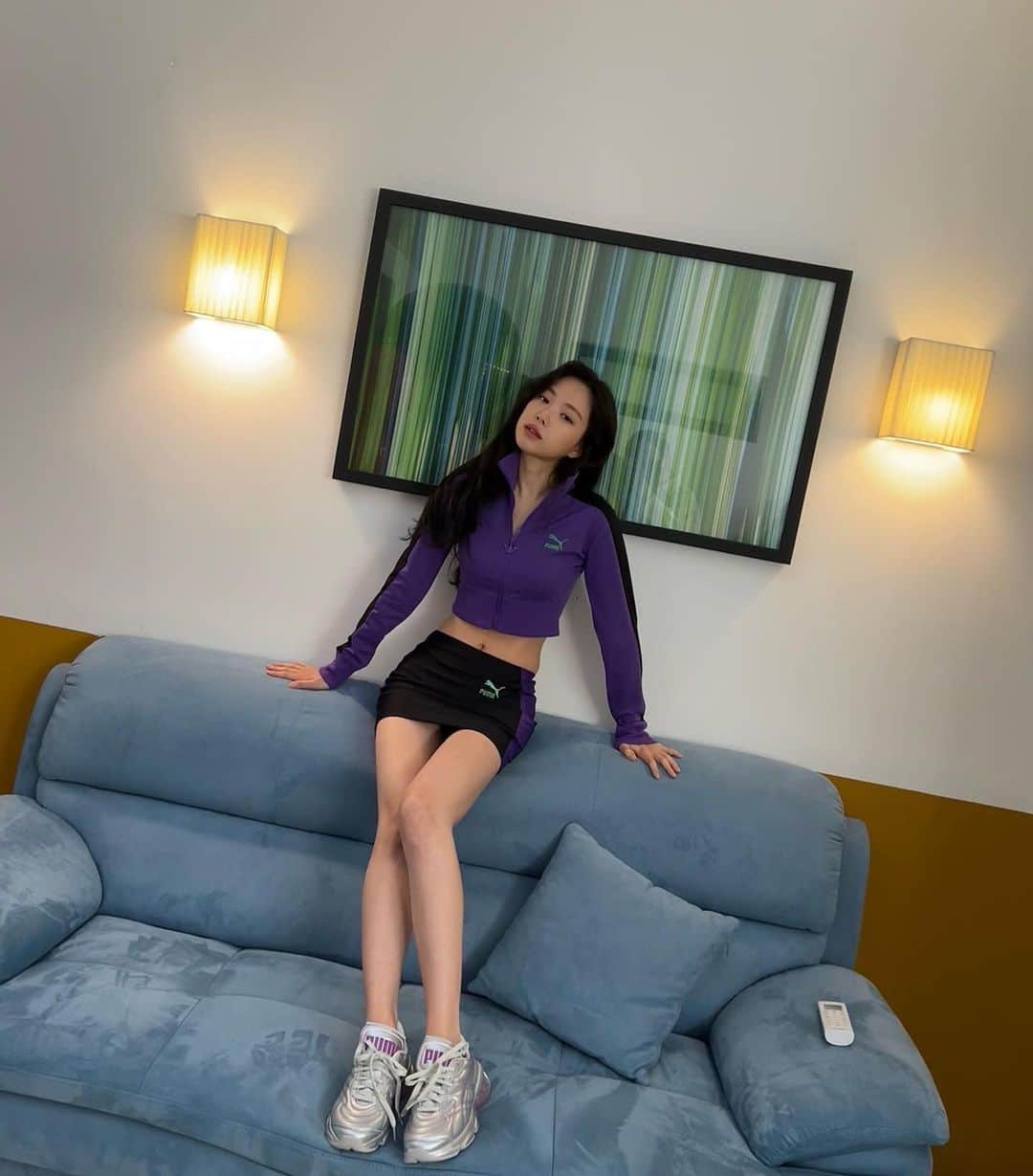 ソン・ナウンさんのインスタグラム写真 - (ソン・ナウンInstagram)「@puma_kr #pumaxdua 💜」7月21日 20時45分 - marcellasne_