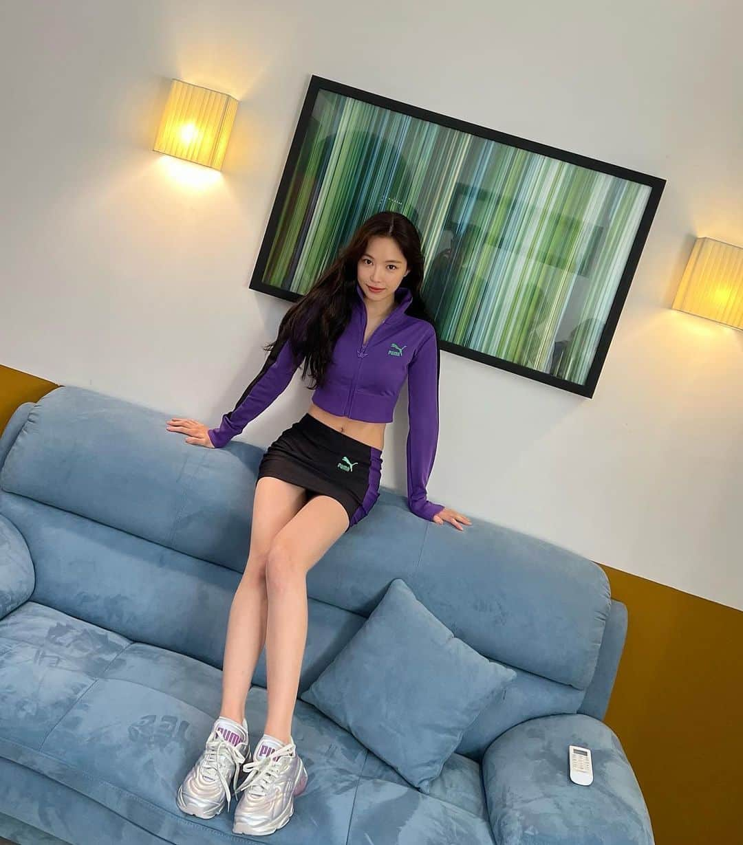 ソン・ナウンさんのインスタグラム写真 - (ソン・ナウンInstagram)「@puma_kr #pumaxdua 💜」7月21日 20時45分 - marcellasne_