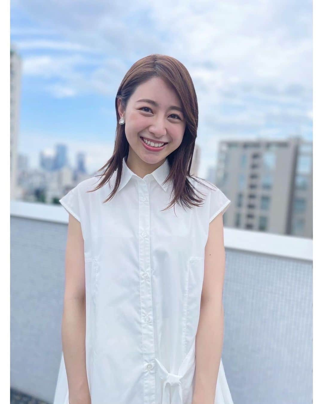 林美沙希さんのインスタグラム写真 - (林美沙希Instagram)「. 今週もお疲れ様でした🙌 良い週末をお過ごしください☺️  #annニュース #ワイドスクランブル #林美沙希 #衣装 #ワントーンコーデ #パンツコーデ」7月22日 20時05分 - misaki0hayashi