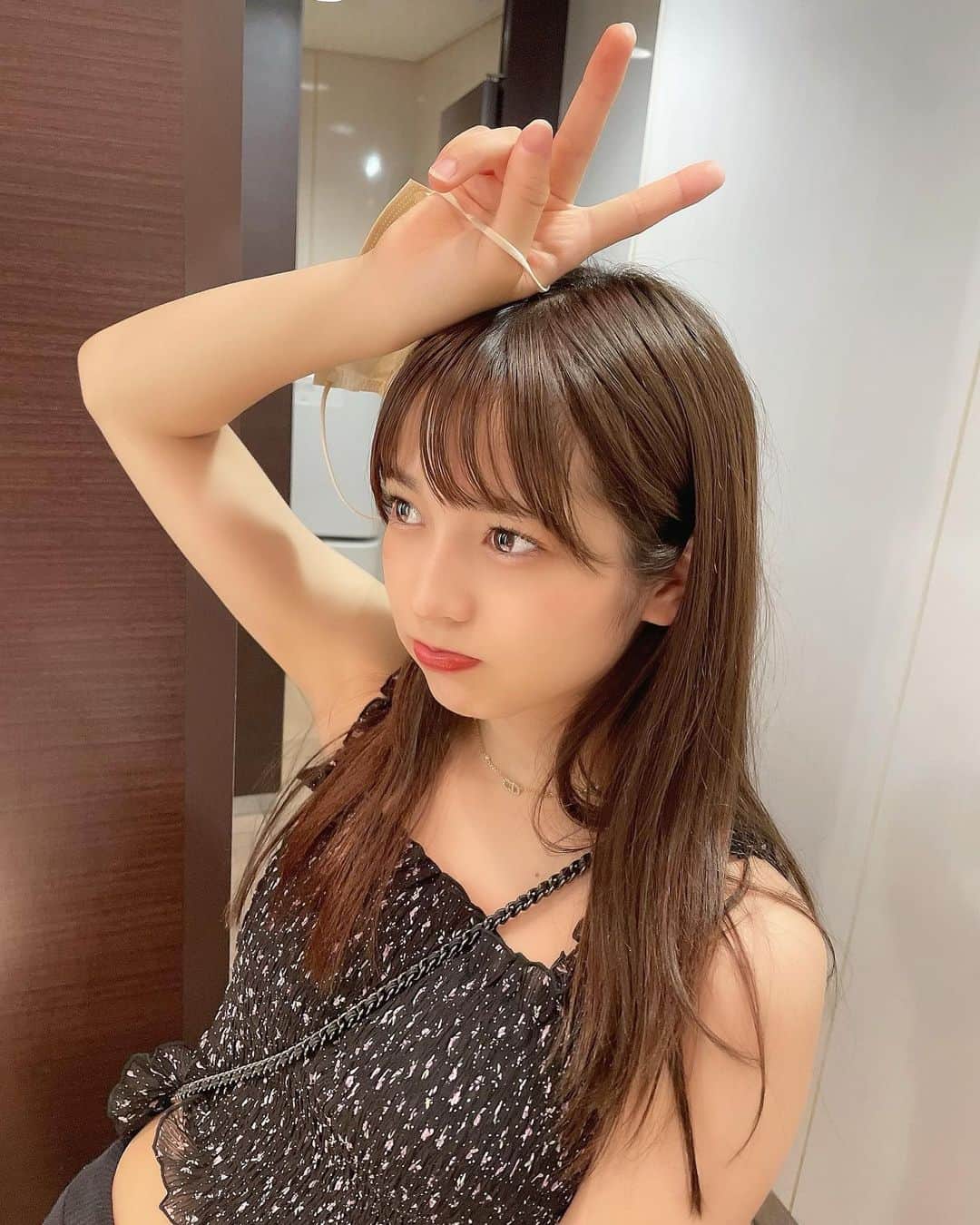 黒嵜菜々子さんのインスタグラム写真 - (黒嵜菜々子Instagram)「彼女にしてくださいっ」7月23日 20時47分 - kurosaki0516