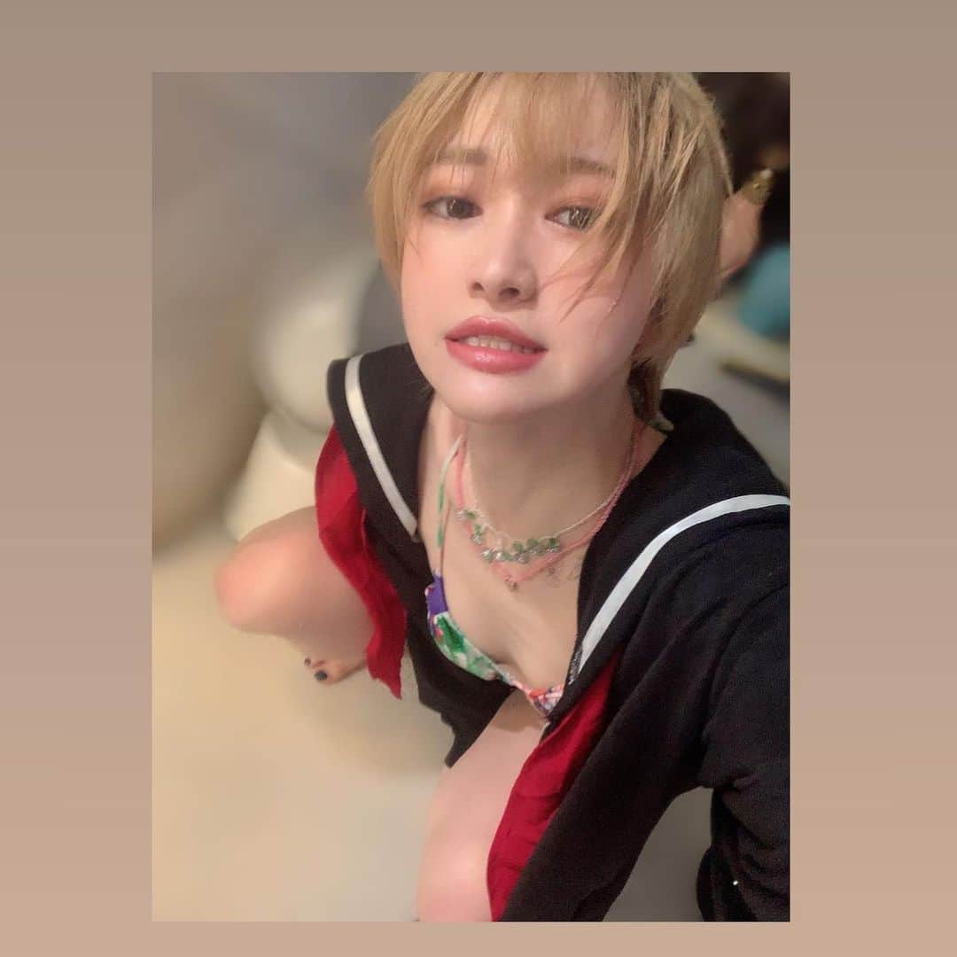 結城るみなさんのインスタグラム写真 - (結城るみなInstagram)「#ショートカット　#sexyactresses #japanese #グラビア　#MV #セーラー服　#ビキニ」7月23日 21時04分 - yuki_rumina