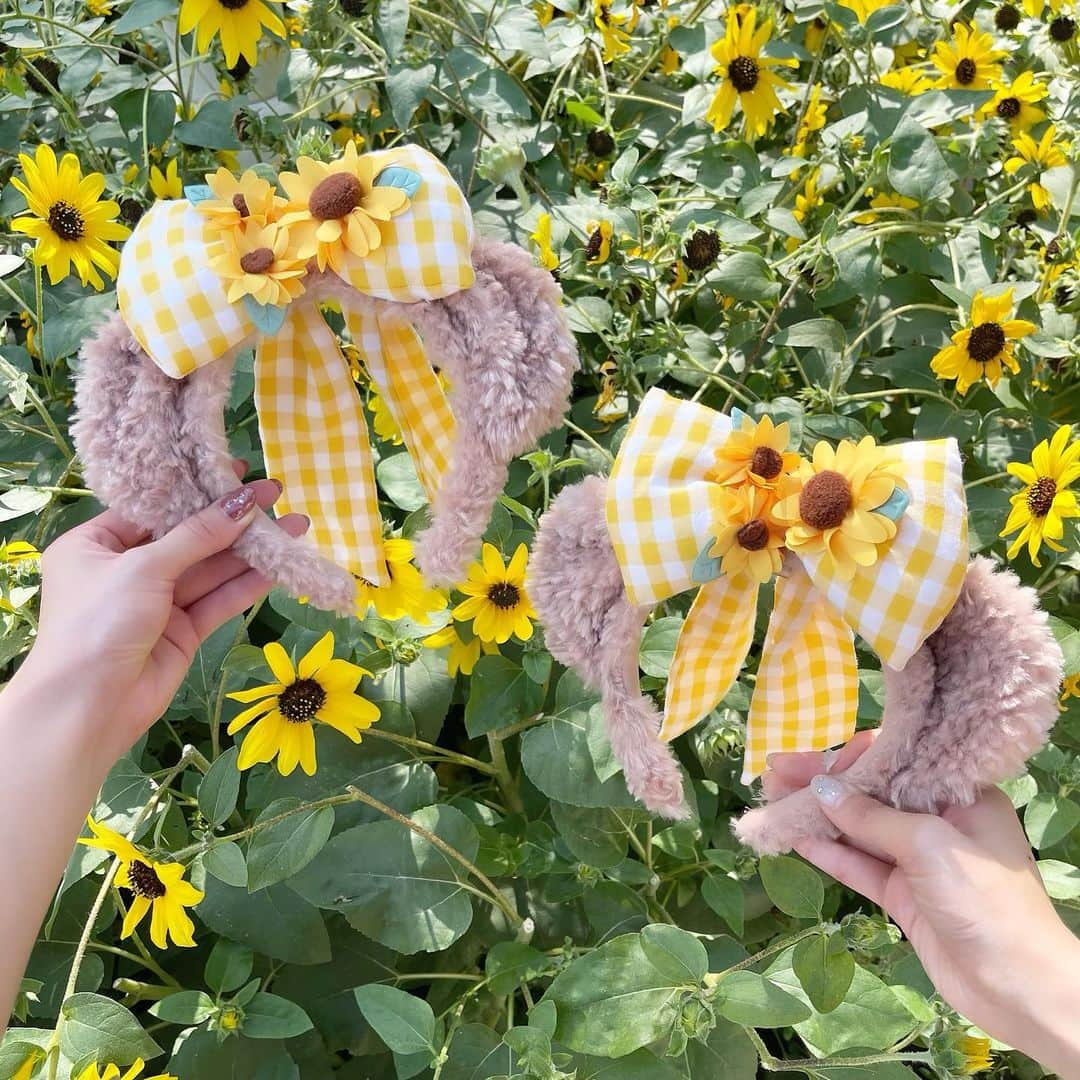 関根ささらさんのインスタグラム写真 - (関根ささらInstagram)「この夏大人気の #ひまわり カチューシャ🌻 #ダッフィーアンドフレンズのテイスティサマーサプライズ のグッズです🫶🏻💛 . . #シェリーメイ のカチューシャも #クッキーアン のショルダーバッグもとても可愛い……！💗 . . . . #ディズニーコーデ #ディズニーカチューシャ #東京ディズニーシー #東京ディズニーリゾート #tokyodisneysea #tokyodisneyresort #tdr #tds #tokyodisney #disneysea #disneyootd #ootd #outfit #outfits #disneyoutfits #disneyfashion #disneygram #ディズニーグラム #sunflower #sunflowers #🌻 #プチプラ #プチプラコーデ #プチプラファッション」7月23日 23時17分 - sasarasekine