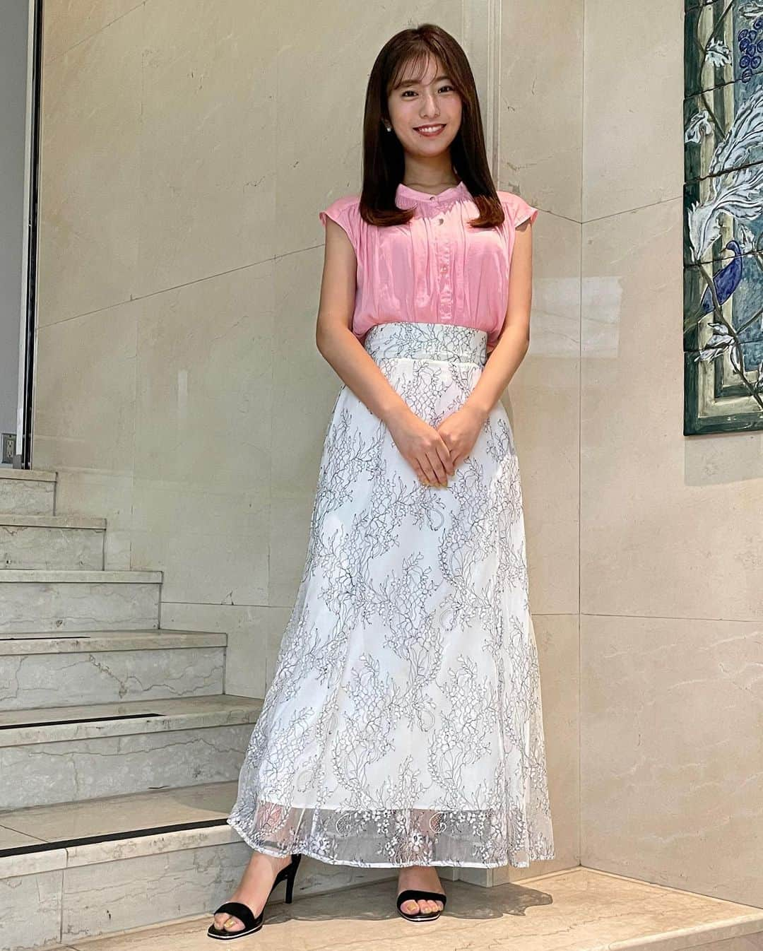 白戸ゆめのさんのインスタグラム写真 - (白戸ゆめのInstagram)「👗 . #東京インフォメーション #衣装 なんで土日ってこんなに過ぎるの早いんですかね🥺 . また明日から頑張りましょう💪」7月24日 19時41分 - yumeno.s_