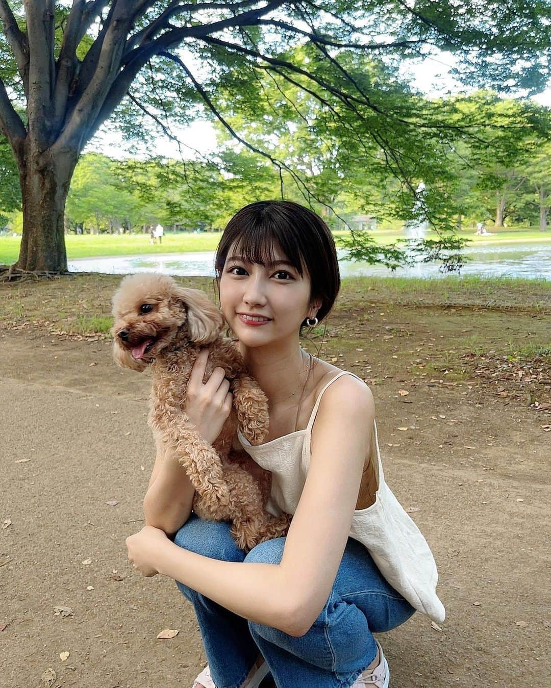 瀧山あかねさんのインスタグラム写真 - (瀧山あかねInstagram)「とっても楽しそうに、元気に走り回ってる姿を見るだけで幸せな気持ち💟  ずっと健康でいてくれ〜〜🙏」7月24日 20時53分 - takiyama_akane