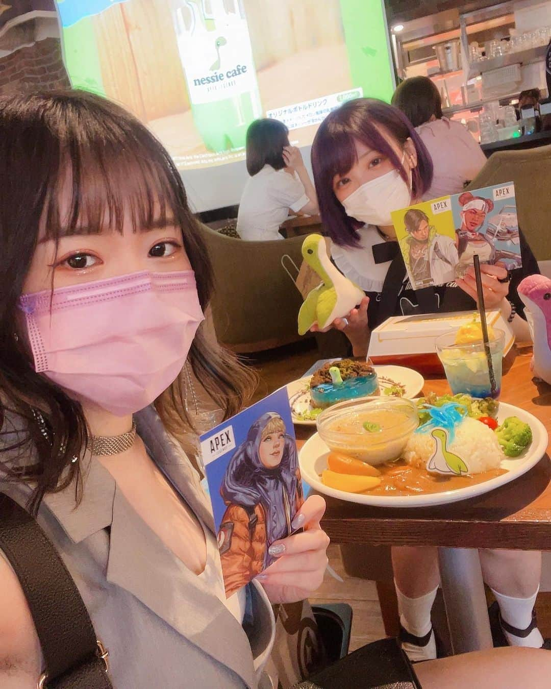 小桃さんのインスタグラム写真 - (小桃Instagram)「記録 7/22 Apex Legends -Nessie cafe-   #apexlegends #apex #エーペックスレジェンズ #エーペックス #エペクス #nessie #apexnessie #nessiecafe #tokyo #東京 #渋谷 #towerrecords #towerrecordscafe #towerrecordscafeshibuya #towerrecordscafe渋谷」7月25日 11時22分 - siutao1126