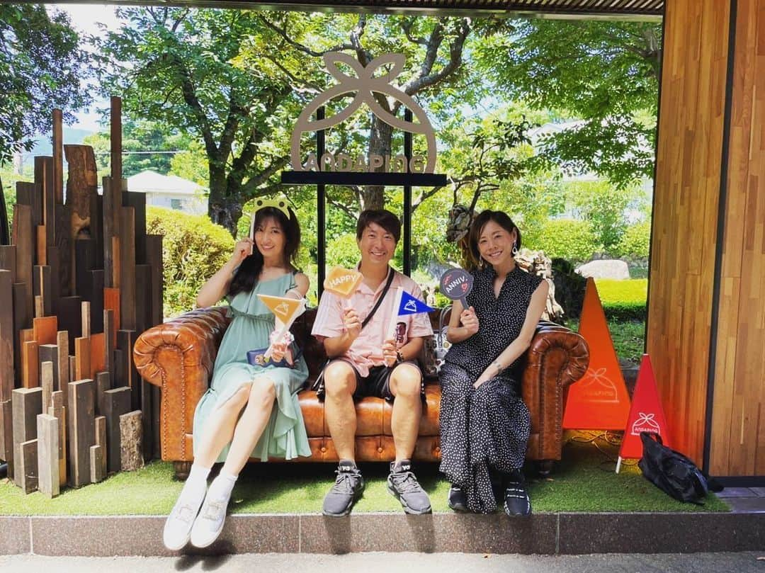 熊田曜子さんのインスタグラム写真 - (熊田曜子Instagram)「高橋真麻さんファミリー 有村昆さん親子と アンダリゾート伊豆高原にお泊まり旅行🌈 グランピングとホテルが一緒になってるような宿泊施設で 体験できる場所やイベント盛りだくさん👒 まわりきれなかった😁  #アンダリゾート　#summer #summervacation #夏休み　#満喫　#旅行」7月25日 11時34分 - kumadayoko