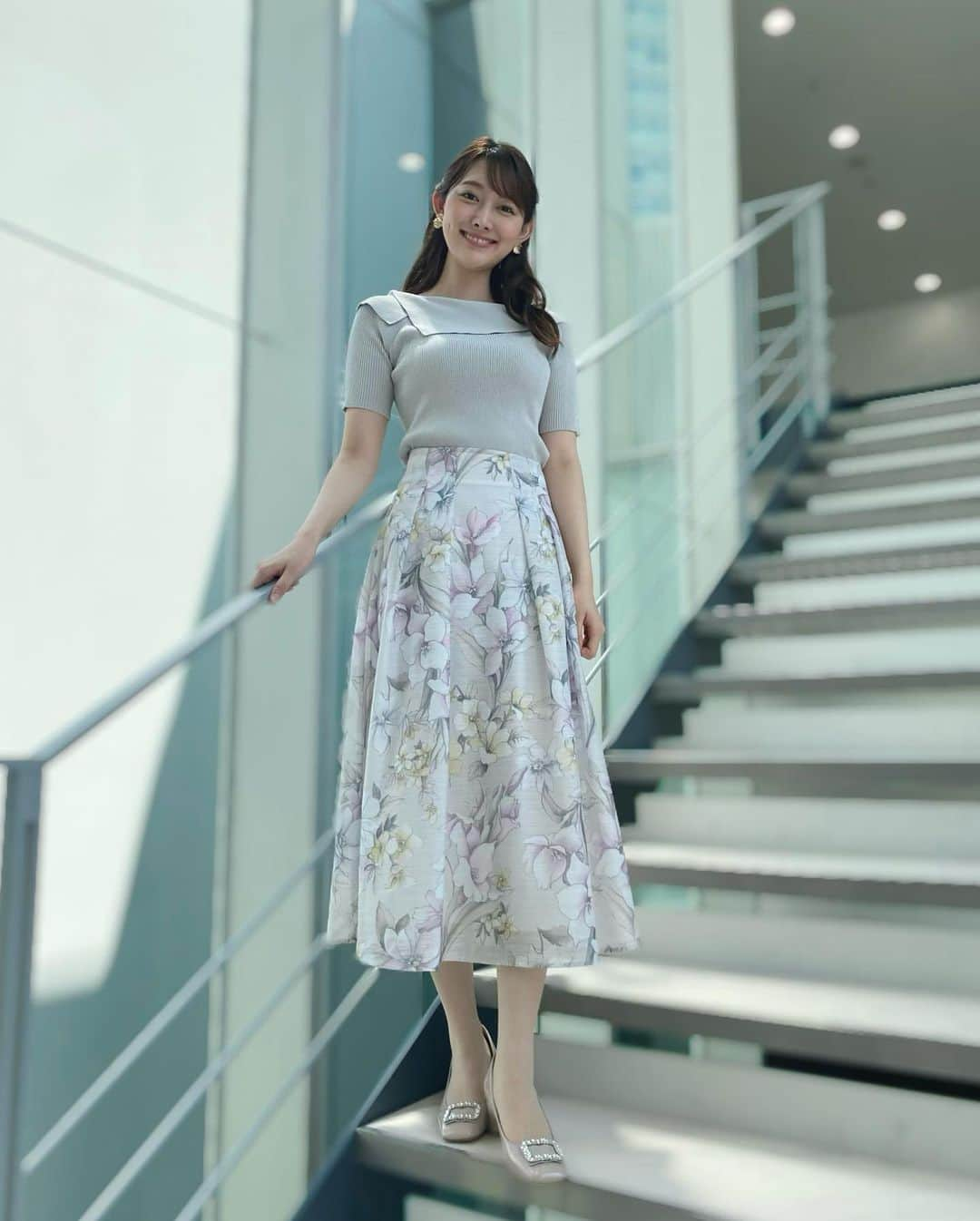 森山みなみさんのインスタグラム写真 - (森山みなみInstagram)「.  今朝も羽鳥慎一モーニングショーをご覧いただき、ありがとうございました！  月曜日、一週間始まりましたね。 一緒に頑張りましょう☀️  今日は朝からスッキリと晴れていて、気分が上がりました☺︎   #テレビ朝日 #羽鳥慎一モーニングショー #モーニングショー #アナウンサー  #森山みなみ  #衣装」7月25日 20時49分 - minami.moriyama_ex