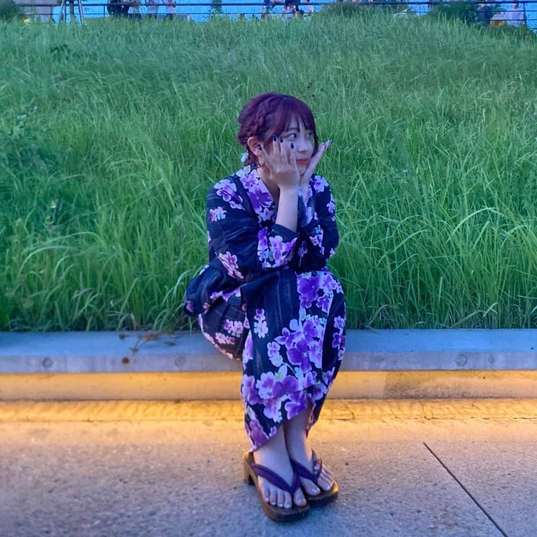 内山優花さんのインスタグラム写真 - (内山優花Instagram)「下のライトがいい感じ🏮💞」7月25日 21時01分 - yuka3l7