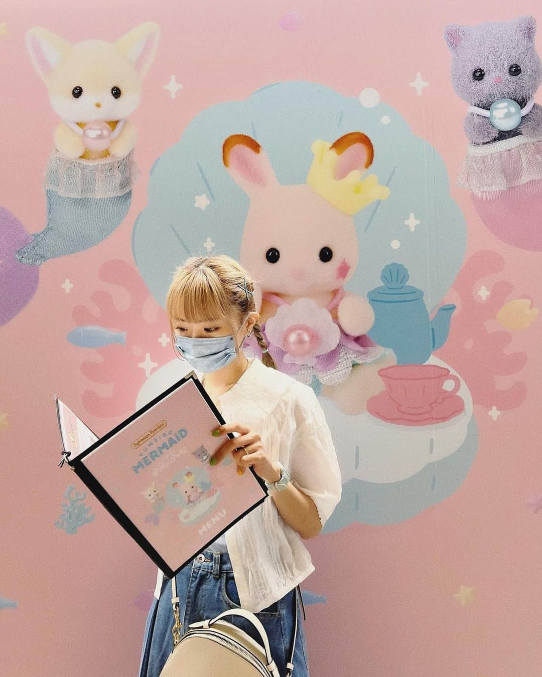 秋山衣梨佳さんのインスタグラム写真 - (秋山衣梨佳Instagram)「#ゆめいろマーメイドカフェ 🐰☕️」7月27日 0時14分 - akiyamaerika