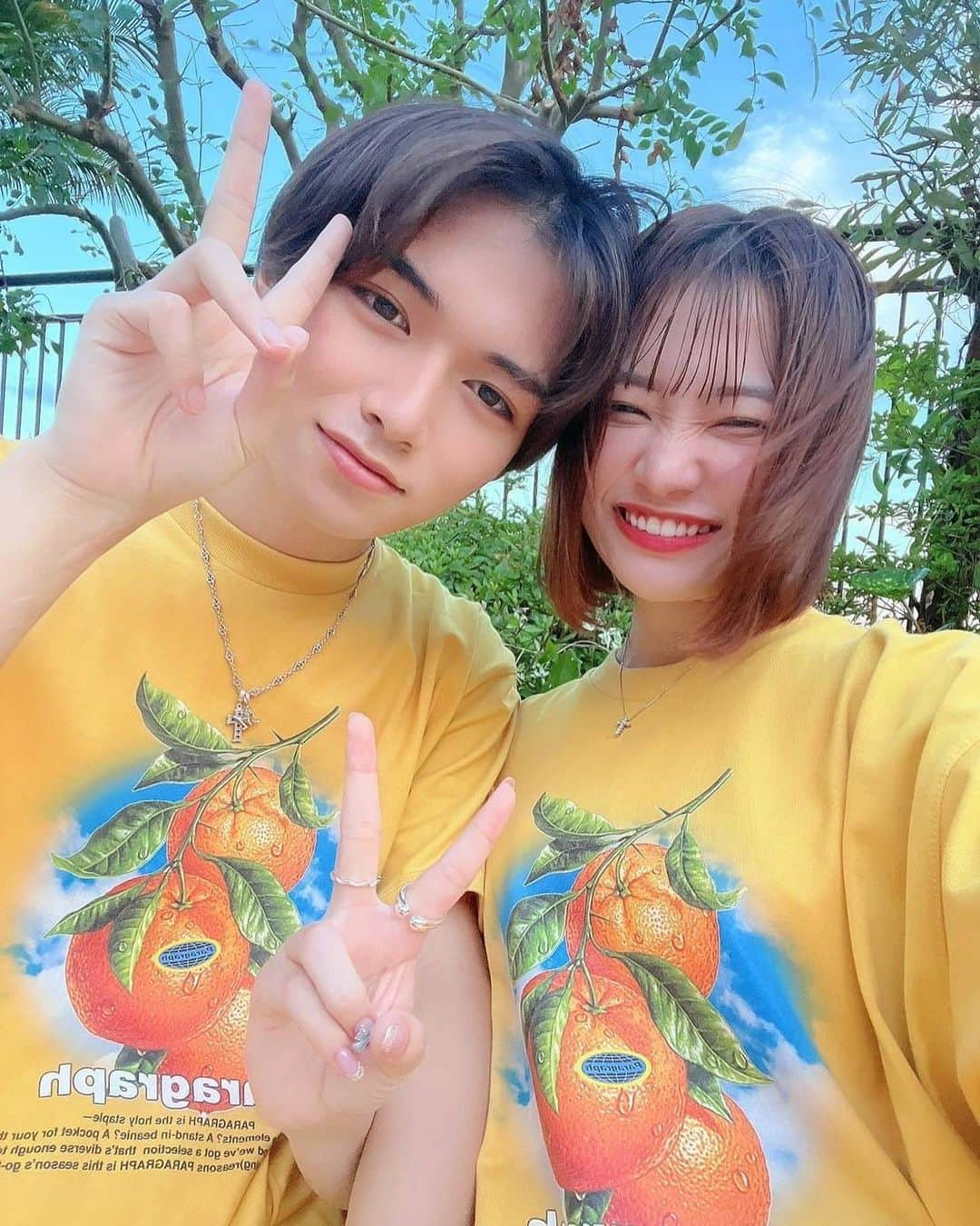 上ノ堀結愛さんのインスタグラム写真 - (上ノ堀結愛Instagram)「• • 7️⃣ months🍊🧡  今回の記念日も一緒に居れました〜〜！ お祝いしてくれた方、ありがとうございます☺️☺️✨  #ゆあまや #今日好き #遠距離恋愛」7月29日 19時05分 - yua.0201