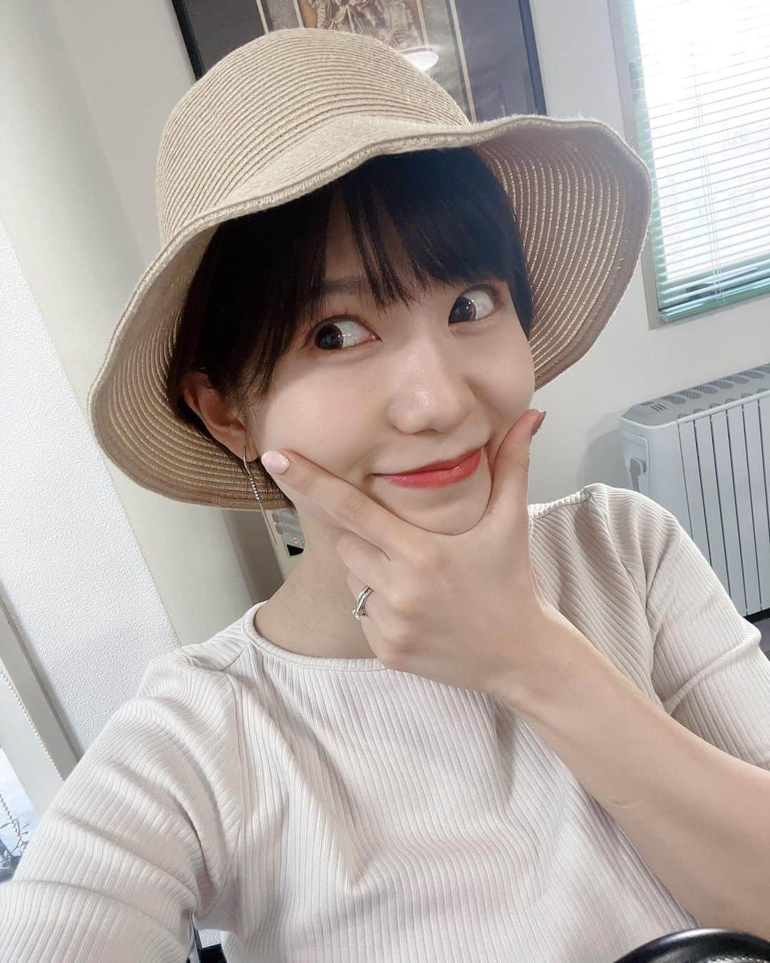 矢端名結さんのインスタグラム写真 - (矢端名結Instagram)「MUGI帽👒  #夏 #麦わら帽子」7月29日 19時26分 - miyu_yabata