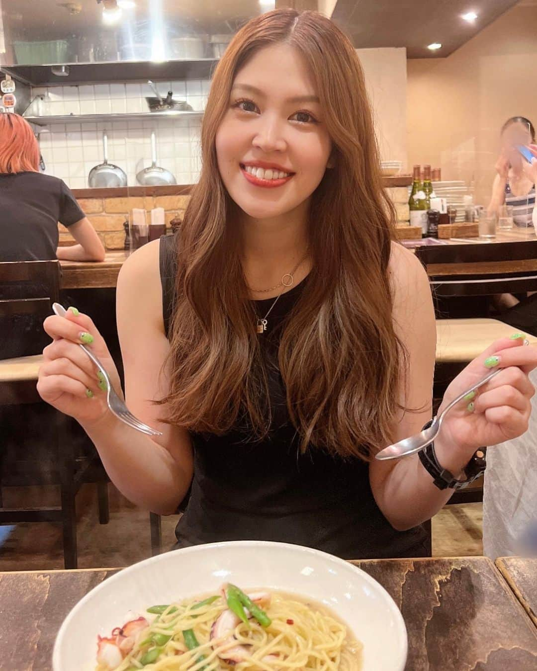 吉岡久美子さんのインスタグラム写真 - (吉岡久美子Instagram)「、 お昼はなにを食べましたかー？ しっかり栄養摂ってね☺️✨🍝 、 、 、 #つぼみ大革命 #つぼみ #吉本 #よしもと #アイドル #idol #大阪 #東京 #神戸 #ライブ #instagood #いいね #フォローミー #青山ランチ #麦小屋 #青山パスタ #青山パスタランチ #パスタ #パスタランチ」7月30日 16時49分 - kuunyaaan