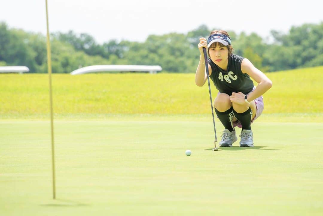 米澤有さんのインスタグラム写真 - (米澤有Instagram)「#ゴルフ女子ヒロインバトル #BS12 #みてね😘」7月31日 6時31分 - yu.u.yonezawa