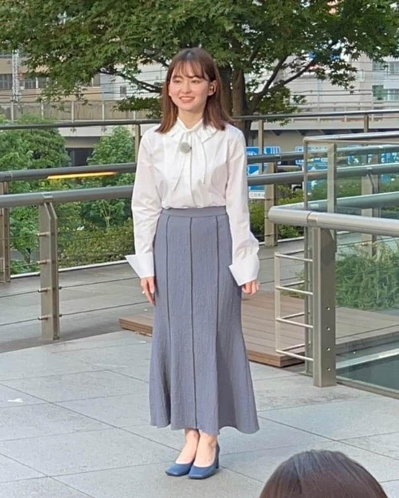 山田杏奈さんのインスタグラム写真 - (山田杏奈Instagram)「ZIPのときの衣装です☺️  衣装、メイクの中井さん菅長さん1ヶ月間朝早くからありがとうございました🙏」8月2日 7時05分 - anna_yamada_