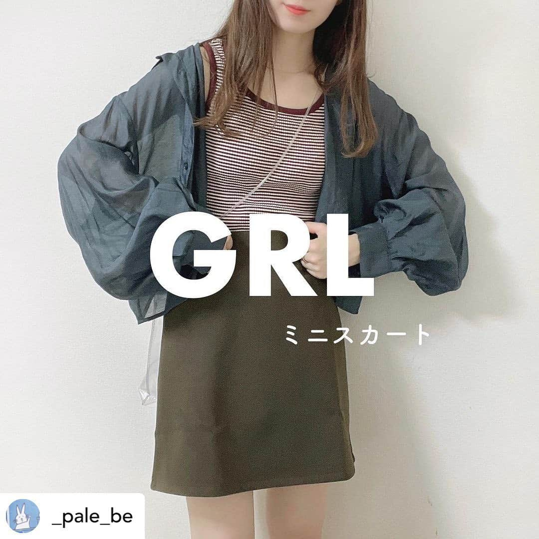 GRLさんのインスタグラム写真 - (GRLInstagram)「【👆画像をタップすると購入できるよ👆】 @_pale_be さん にGRL商品着用して頂いております💕 ありがとうございます✨ . @grl_official #グレイル #grl #プチプラ #ootd #fashion #プチプラコーデ #outfit #ファッション #可愛い #かわいい #コーデ #コーディネート #cute #大人カジュアル #カジュアルコーデ #GRL購入品 #グレイル購入品 #購入品 #grlコーデ #グレイルコーデ #デニムスカート #台形スカート」8月2日 15時04分 - grl_official