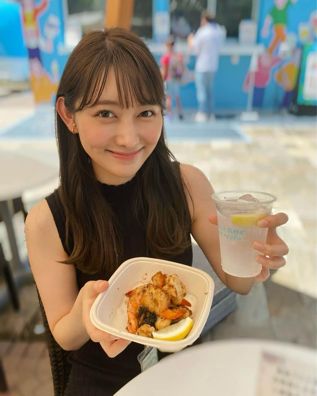 森山みなみさんのインスタグラム写真 - (森山みなみInstagram)「. 現在、六本木ヒルズで開催されている、SUMMER STATION の #サントリーのんあるビアガーデン にて、モーニングショーとのコラボメニューが販売中です🌻  (羽鳥さん、片岡さん、そして森山のメニューがありますよ✨)  開催前に試食をしたのですが、とっても美味しかったので再び同期と食べに行きました♪  サマステにお越しの際、または六本木にお立ち寄りの際はぜひ食べてみてください💛  最後の写真は、グッド！モーニングとのコラボメニューの唐揚げです☀️美味しかった♡  #テレビ朝日 #夏休み #サマステ #六本木ヒルズ #アナウンサー #森山みなみ」8月2日 18時17分 - minami.moriyama_ex