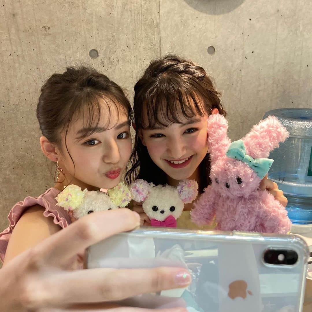 ニコ☆プチさんのインスタグラム写真 - (ニコ☆プチInstagram)「💓🧸🎀🐰💟  かわいすぎるユメリナ💞😖💞 映ってるものすべてがかわいい🥺🥹😭  #ニコプチ #ニコプチモデル #飯尾夢奏 #川口莉奈 #アメールアメール」8月2日 18時24分 - nicopuchi_official