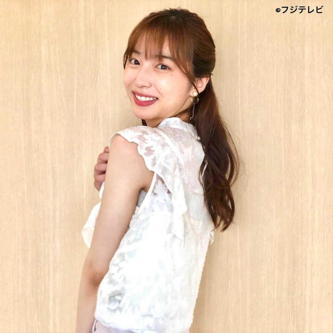 フジテレビ「めざましテレビ」さんのインスタグラム写真 - (フジテレビ「めざましテレビ」Instagram)「ファッション雑誌CanCamとコラボした お天気コーナー「きょう何着て行く？」 林佑香の毎日のコーデを紹介♪  ８月３日（水） 【今日のコーデ】　　 ・キャミソール付きブラウス 　　　　　　　　　→ @noela_official 　１万１０００円 ・パンツ→ @deicy_official 　　２万２０００円 ・靴→ @kanematsu_official 　２万９７００円 ・イヤリング→ @phoebe_official ４１８０円    【コーデのポイント】 フラワー刺しゅうにフリル袖❣️ 甘さたっぷりのブラウスで華やかに🤗  ラベンダーのカラーデニムで程よくカジュアルダウンすると、可愛らしさとこなれ感を両立させた着こなしが完成します⭐️  足元もラベンダーで合わせて統一感を意識👍  #めざましテレビ #きょう何着て行く？ #林佑香 #今日のコーデ #コーデ #CanCam #今日のファッション#ootd #きょう何着て行く？は月〜金朝6時22分ごろ放送📺  #ゆかちゃん #きれいめコーデ #きれいめカジュアル #大人コーデ #夏コーデ #オフィスカジュアル #上品コーデ #アナウンサー衣装」8月3日 16時09分 - mezamashi.tv