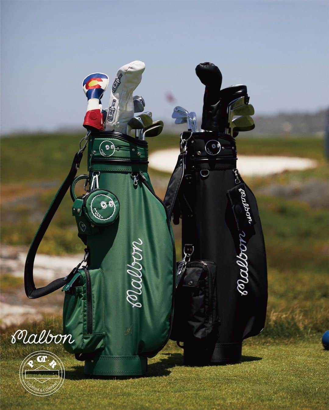 吉田カバン 表参道さんのインスタグラム写真 - (吉田カバン 表参道Instagram)「. 「Malbon Golf（マルボンゴルフ）」と「POTR（ピー・オー・ティー・アール）」のカプセルコレクションをPORTER  flagship store（丸の内）にて発売します。  発売日：2022年8月5日（金）  「Malbon Golf」はゴルフとカルチャーを愛するスティーブンとエリカ・マルボンによって2017年にL.A.で設立されました。ゴルフというゲームにインスパイアされたライフスタイルブランドです。紛れもないブランディングと遊び心のあるキュレーションにより、またたく間に幅広い人気を獲得しました。今日の若者に、地球上で最も偉大なゲームへの参加を促すことを使命としています。  コラボレーションを象徴するキャリーバッグは、上品でクラシカルな佇まいのアイテムです。一つひとつを熟練の職人が丁寧に手がけました。 バックパックやレンジファインダーケース・スコアカードスリーブなど、プレーの際に必要な小物を収納できる様々なタイプのポーチを含む全7型のカプセルコレクションです。  Malbon Golf × POTRはこちら https://www.yoshidakaban.com/product/series/3934.html  ※2022年8月5日（金）にPORTER 表参道・大阪での追加発売はございません。予めご了承ください。  #yoshidakaban #porter #luggagelabel #potr #porteryoshida #madeinjapan #japan #heatandsoulintoeverystitch #malbon #malbongolf #golf #吉田カバン #ポーター #日本製 #一針入魂 #マルボンゴルフ #ゴルフ」8月3日 18時21分 - porter_flagship_store