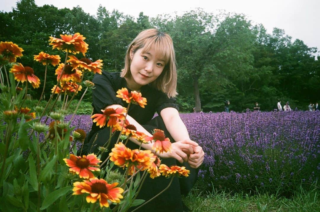 おかもとえみさんのインスタグラム写真 - (おかもとえみInstagram)「フィルム現像🎞  #ラベンダー畑 #花 #Luckyfes #ripslyme  #えみピー」8月3日 20時39分 - okp_emi