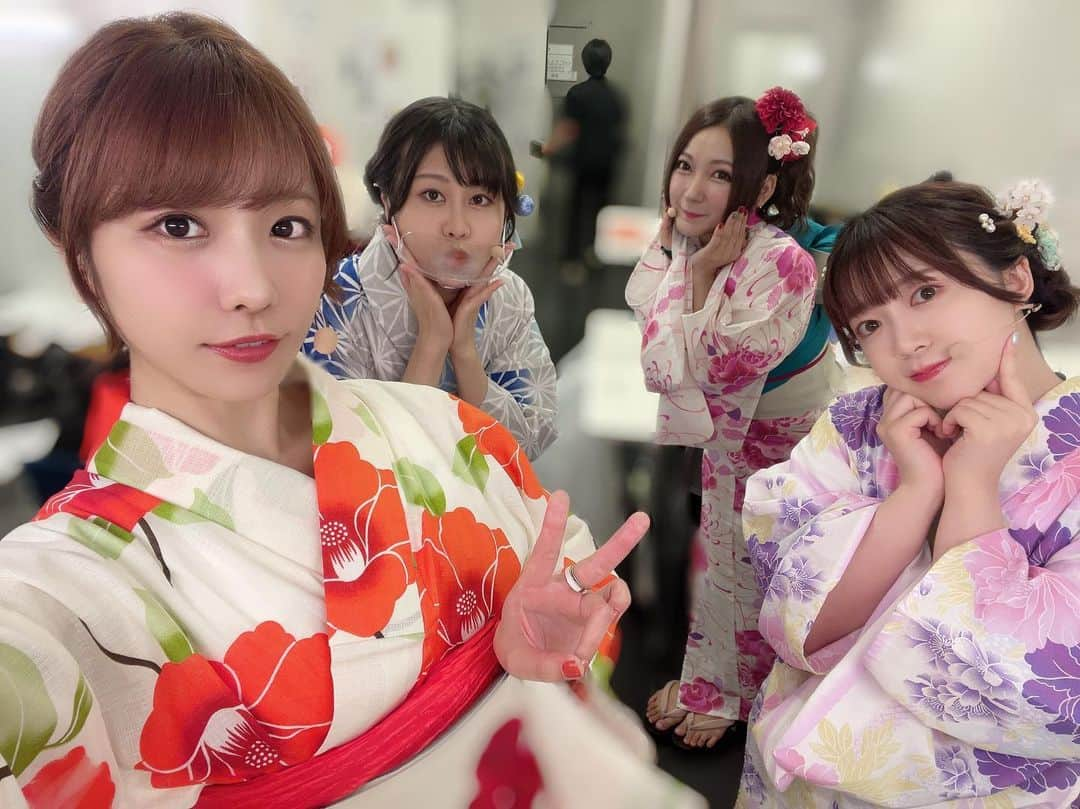 愛美さんのインスタグラム写真 - (愛美Instagram)「ぽぴ浴衣🌟  #浴衣 #バンドリ #ポピパ #bangdream #poppinparty #バンドリ夏祭り」8月3日 22時32分 - aimin_official