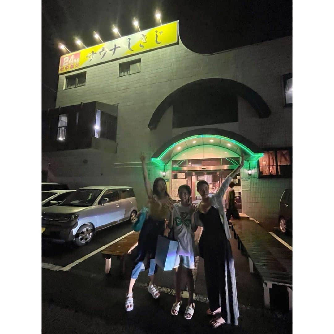 立花陽香さんのインスタグラム写真 - (立花陽香Instagram)「🈂️旅 #サウナしきじ  大好きな二人が今日も笑っていてくれて嬉しいです。いつもありがとう🥲💗💗」8月5日 6時25分 - haruka_4